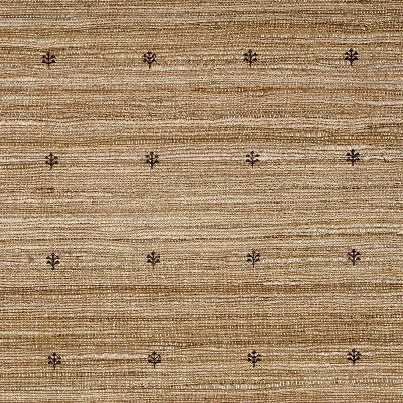 SCHUMACHER ENGELMANN SILK HAND PRINT OATMEAL FABRIC | Atlanta Fabrics