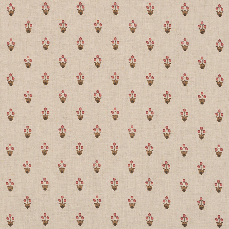 Schumacher MOIRA HAND PRINT SPICE Fabric | Atlanta Fabrics