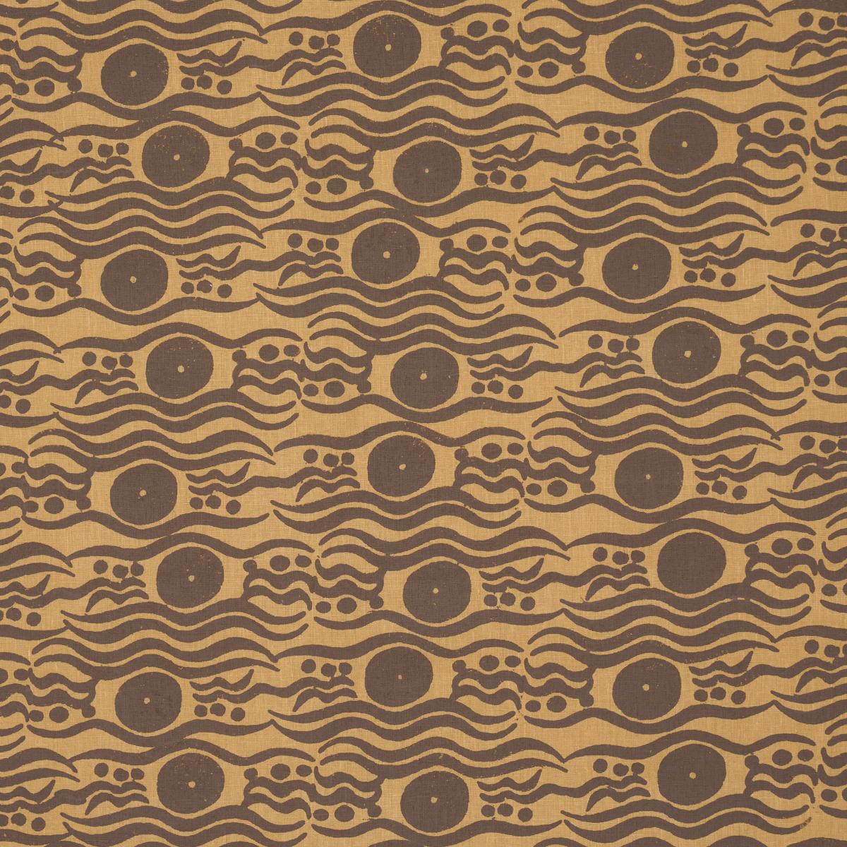 BOSPHORUS HAND BLOCK OCHRE & BROWN