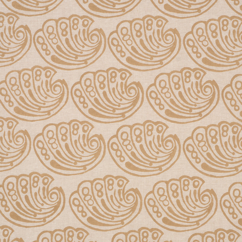 Schumacher RAMSGATE HAND BLOCK SAND  | Atlanta Fabrics