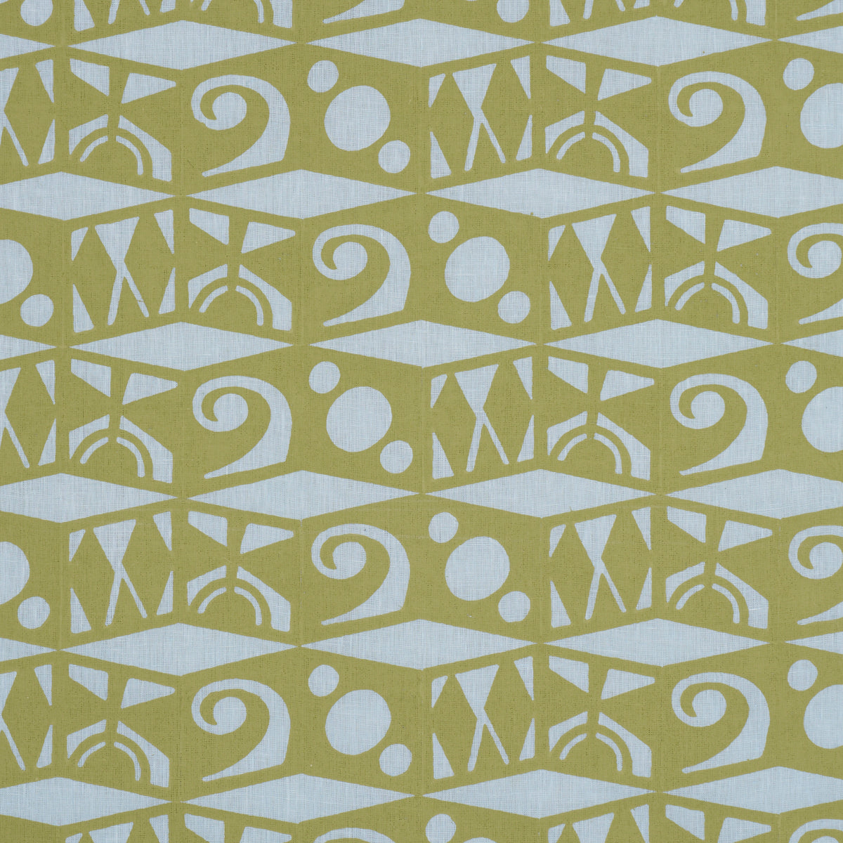 TAROT HAND BLOCK SKY & GREEN