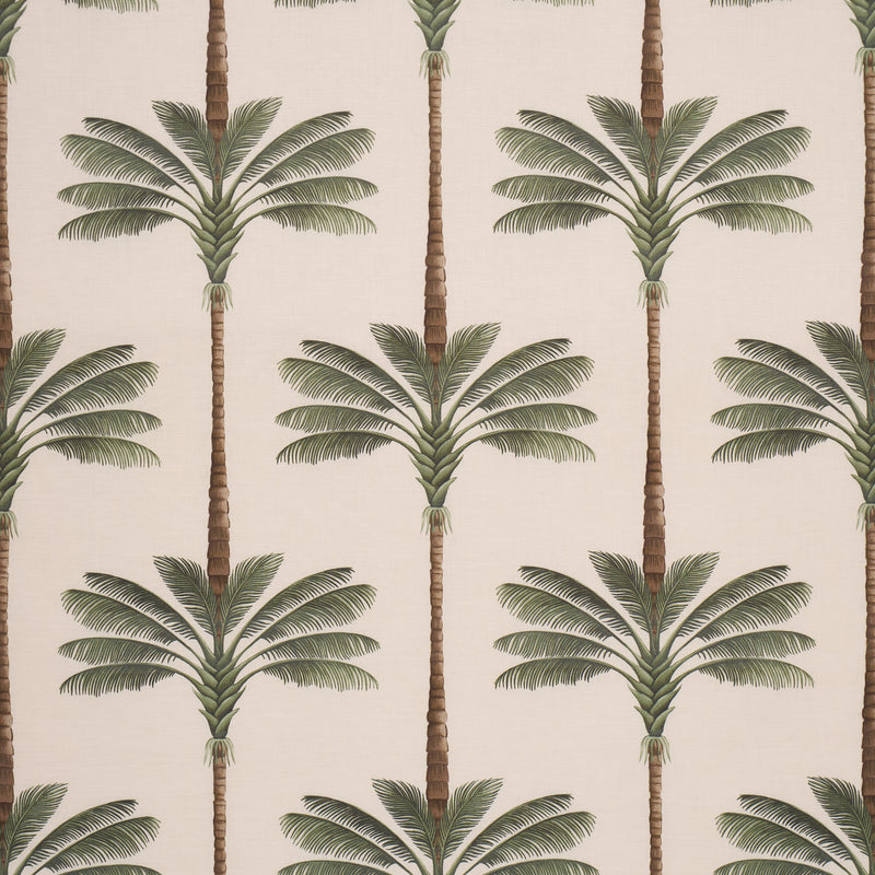 Schumacher A PALM IS A PALM PRINT DAYLIGHT EVERGREEN  | Atlanta Fabrics
