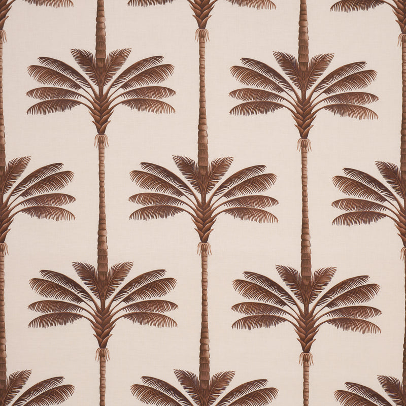 Schumacher A PALM IS A PALM PRINT CHOCOLATE MEETS TOBACCO  | Atlanta Fabrics