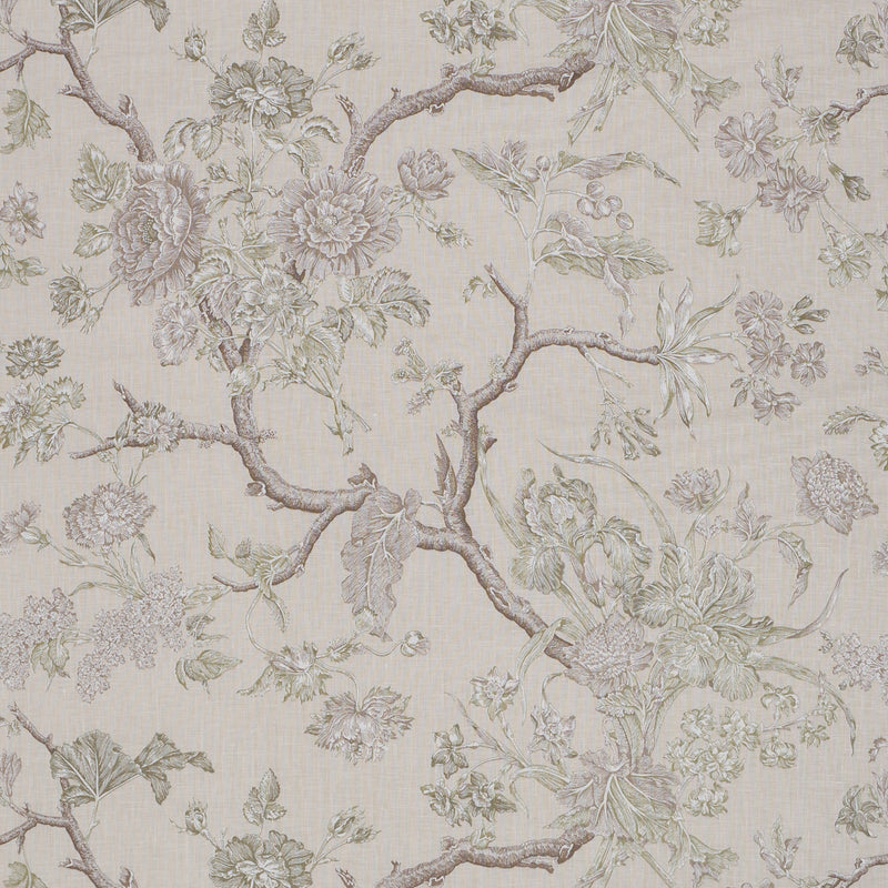 Schumacher INVERNESS GARDEN IVORY  | Atlanta Fabrics