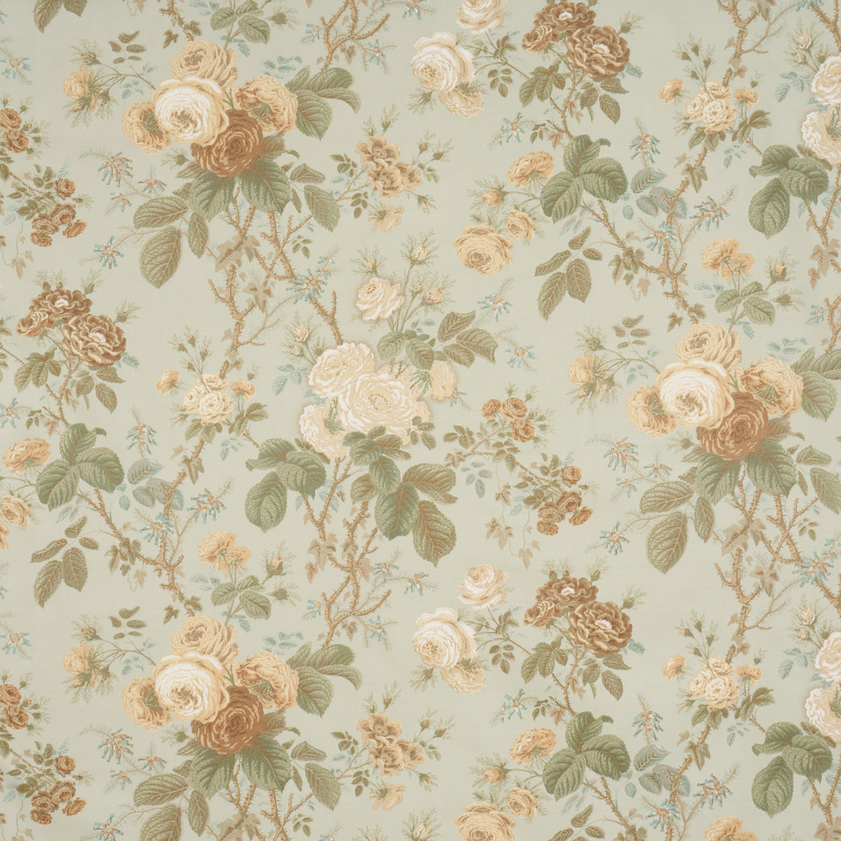 SHE WALKS IN BEAUTY CHINTZ CELADON