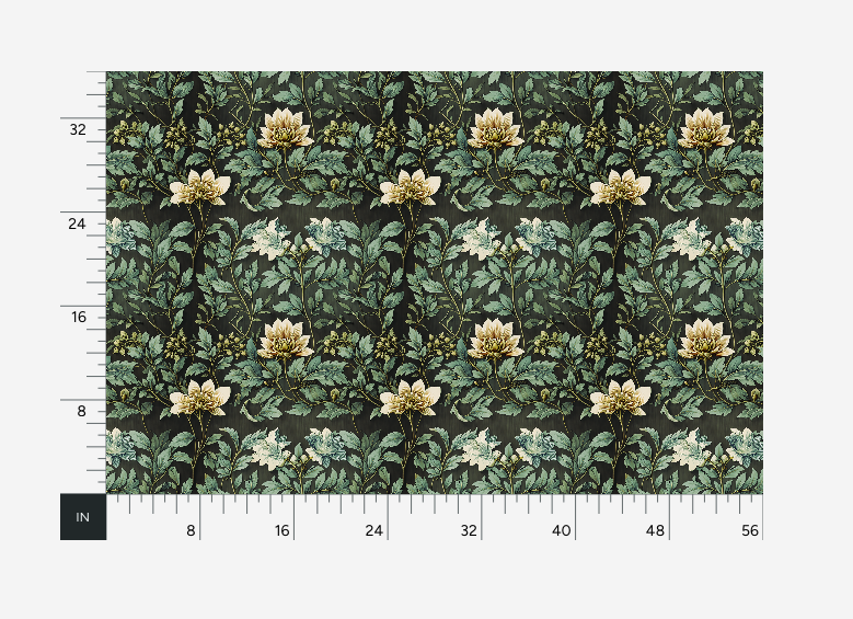 Atlanta Fabrics Frederica Green Fabric | Atlanta Fabrics