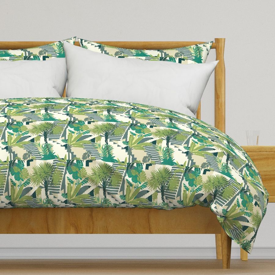 Atlanta Fabrics June Terrace Green Fabric | Atlanta Fabrics