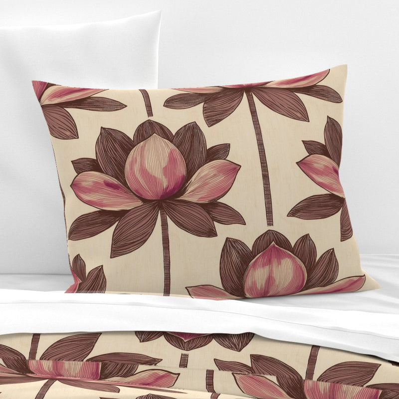 Atlanta Fabrics Paradisa Lotus Mahogany Fabric | Atlanta Fabrics