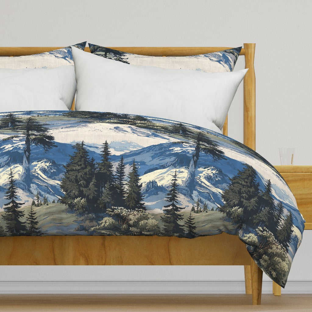 Atlanta Fabrics Ranier Smokey Blue Fabric | Atlanta Fabrics