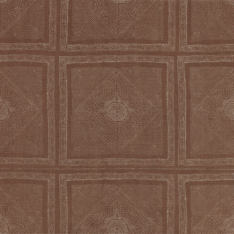 Schumacher CHUNARI AUBURN Fabric | Atlanta Fabrics