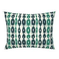William West Designs Banyan Stripe Ikat Green Fabric | Atlanta Fabrics