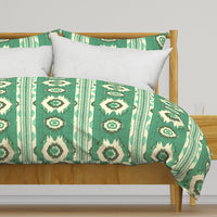 William West Designs Tidewater Ikat Green Fabric | Atlanta Fabrics
