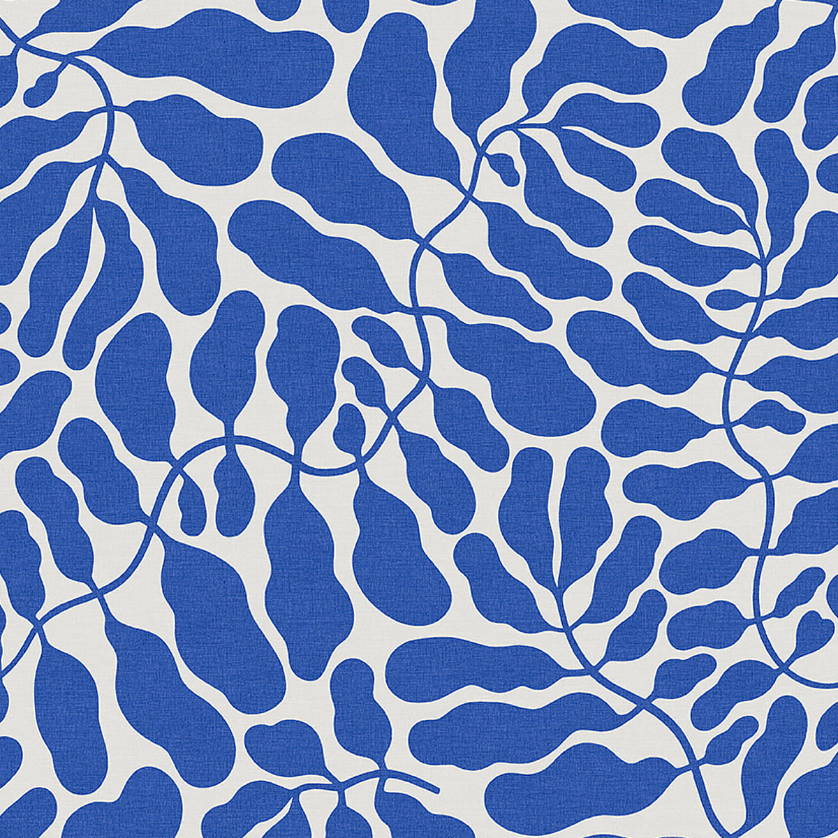 MY SECRET GARDEN GRAND MURAL COBALT