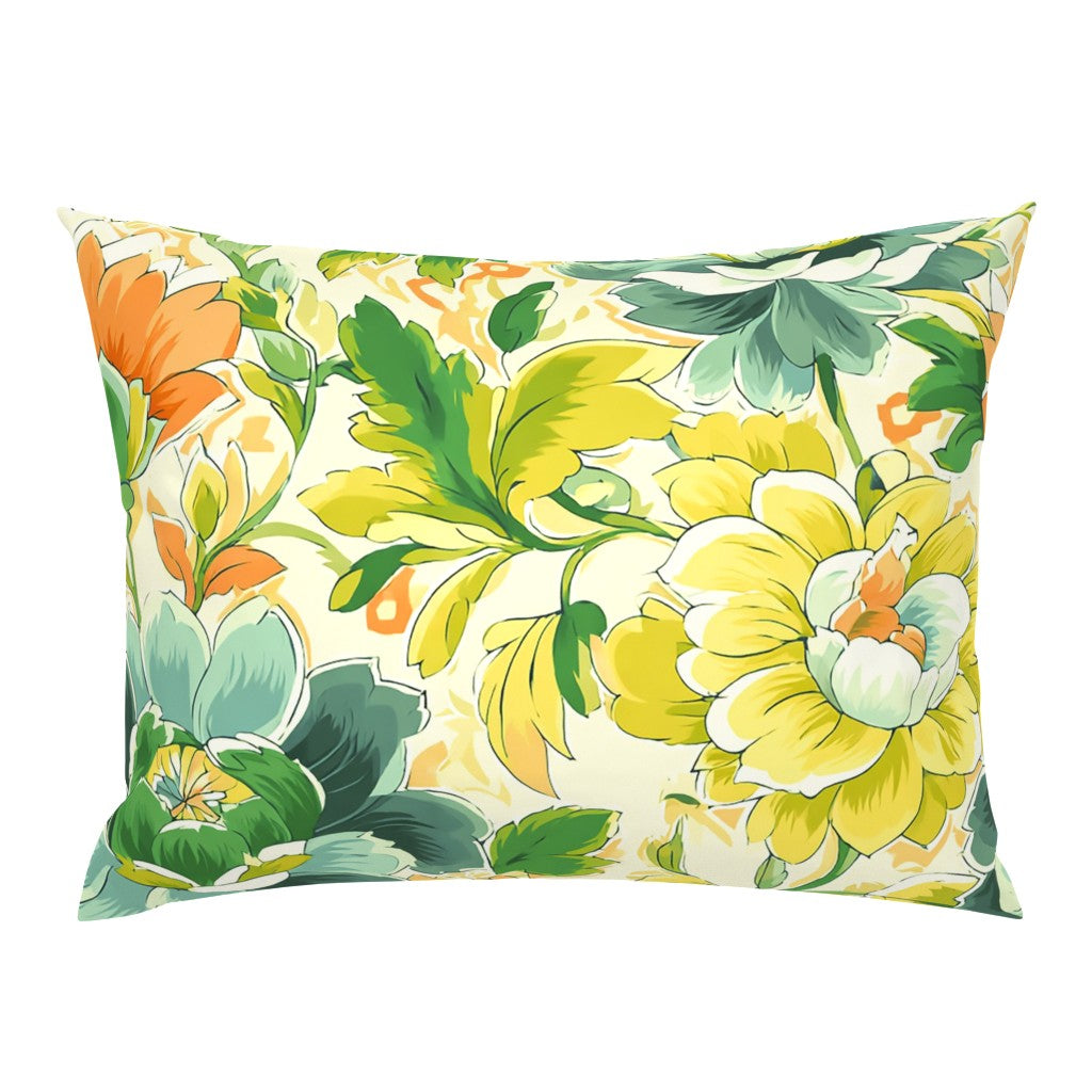 Atlanta Fabrics Gypsy Garden Yellow Fabric | Atlanta Fabrics