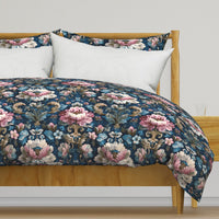 Atlanta Fabrics Hearthside Blossom Blueberry Fabric | Atlanta Fabrics