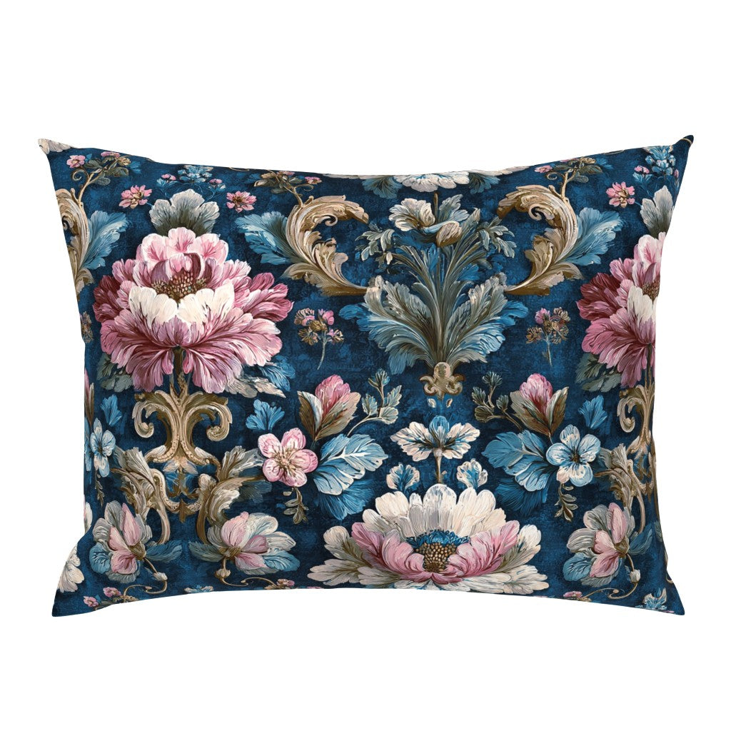 Atlanta Fabrics Hearthside Blossom Blueberry Fabric | Atlanta Fabrics