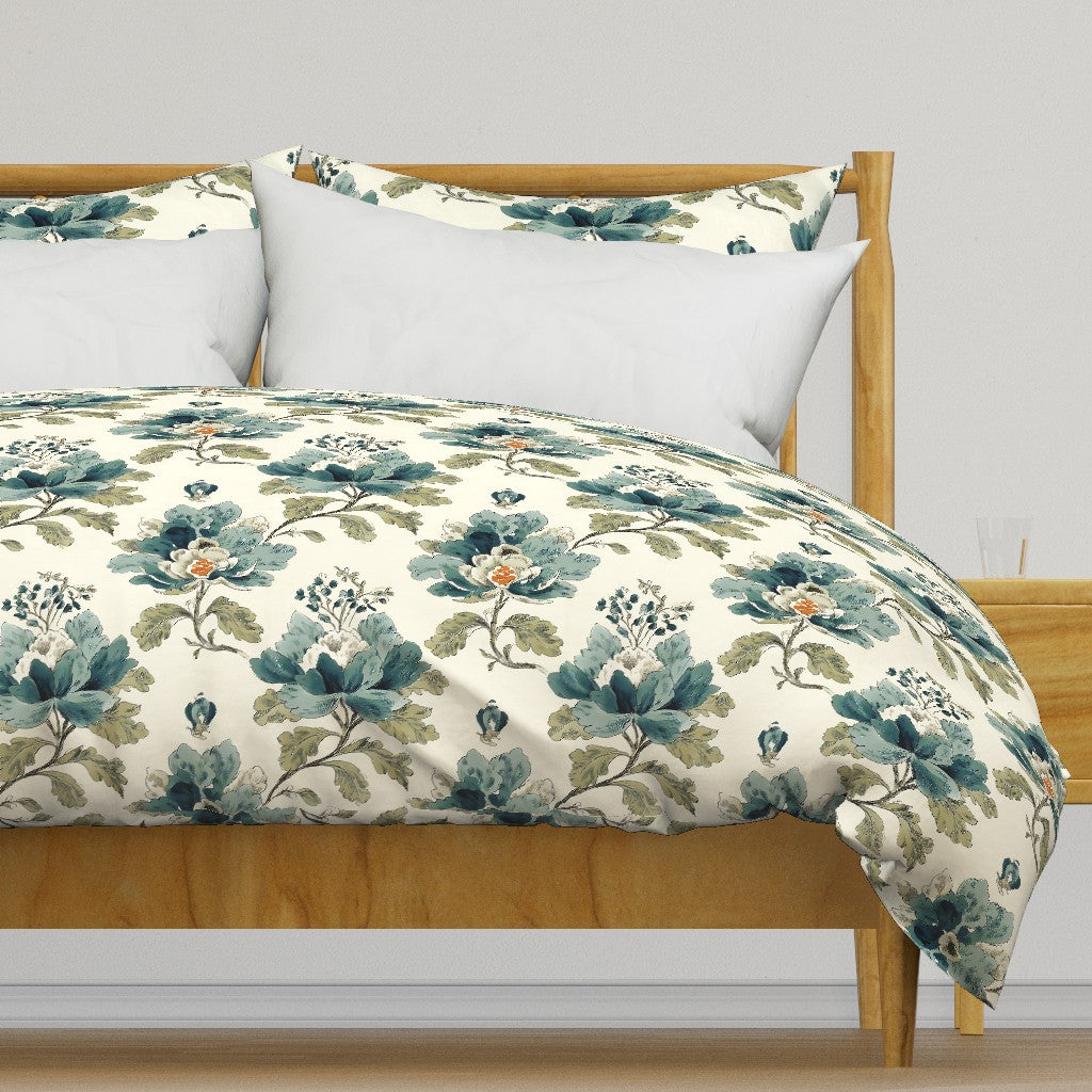 Atlanta Fabrics Armor Circle Teal Fabric | Atlanta Fabrics