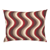 Atlanta Fabrics So Long Dearie Crimson and Taupe Fabric | Atlanta Fabrics