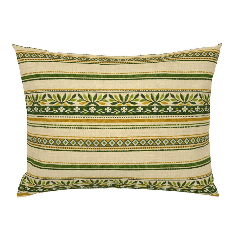 Atlanta Fabrics Redwood Stripe Green Fabric | Atlanta Fabrics