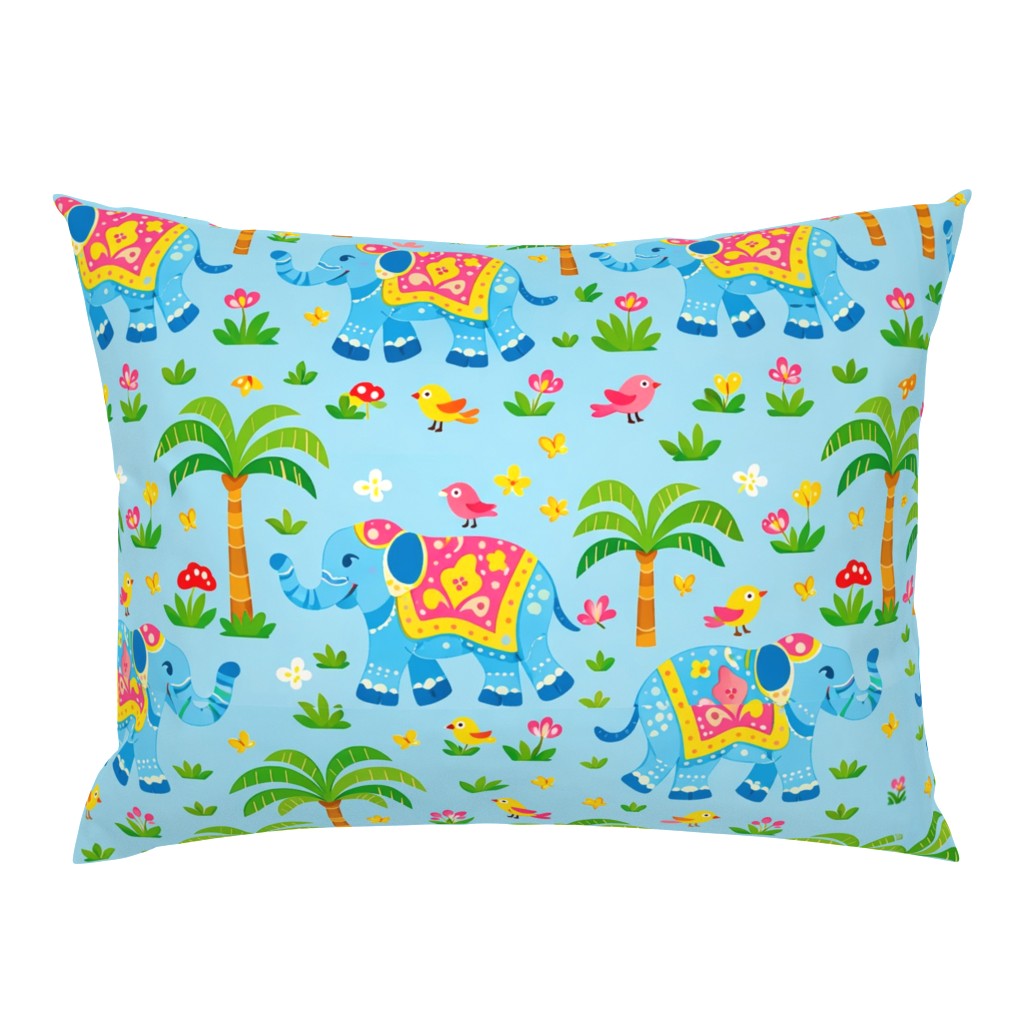Atlanta Fabrics Simba Blue Fabric | Atlanta Fabrics