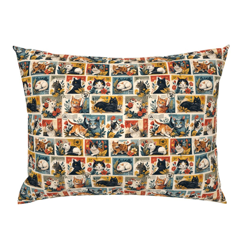 Atlanta Fabrics Cats Going Postal Multi Fabric | Atlanta Fabrics