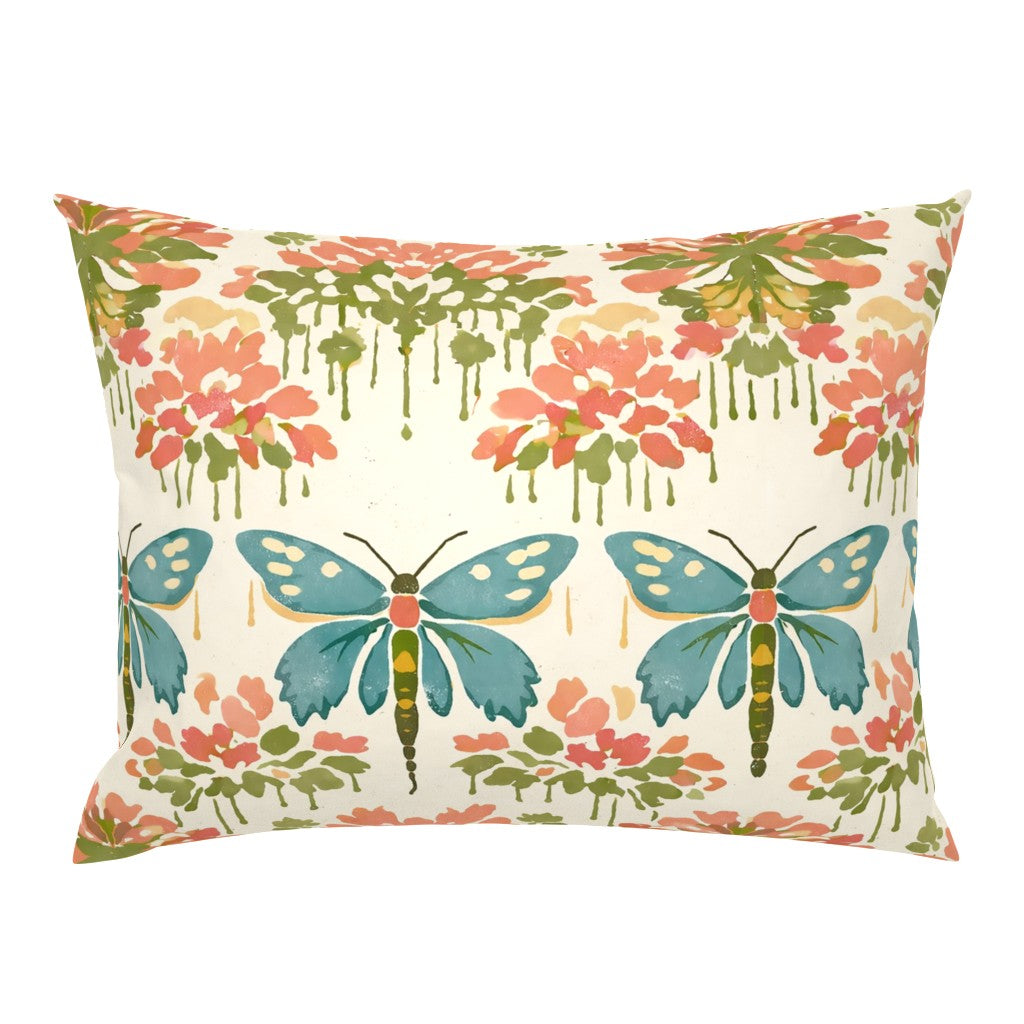 Atlanta Fabrics Sky Dancing II Salmon Fabric | Atlanta Fabrics