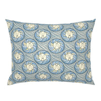 Atlanta Fabrics Nesting Bunnies Blue Fabric | Atlanta Fabrics