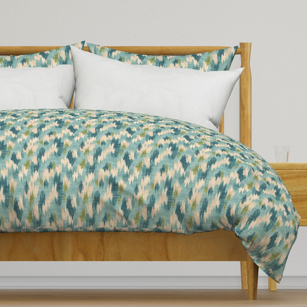 Atlanta Fabrics Clancy Aqua Fabric | Atlanta Fabrics