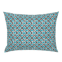 Atlanta Fabrics Mod Link Poolside Teal Fabric | Atlanta Fabrics