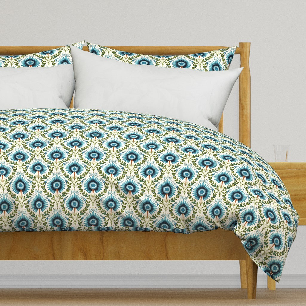 Atlanta Fabrics Bouchard Blue Fabric | Atlanta Fabrics