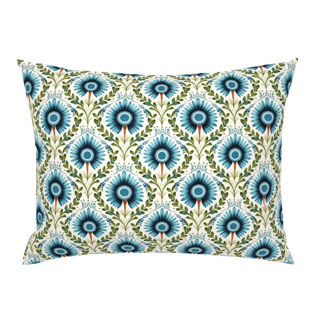 Atlanta Fabrics Bouchard Blue Fabric | Atlanta Fabrics