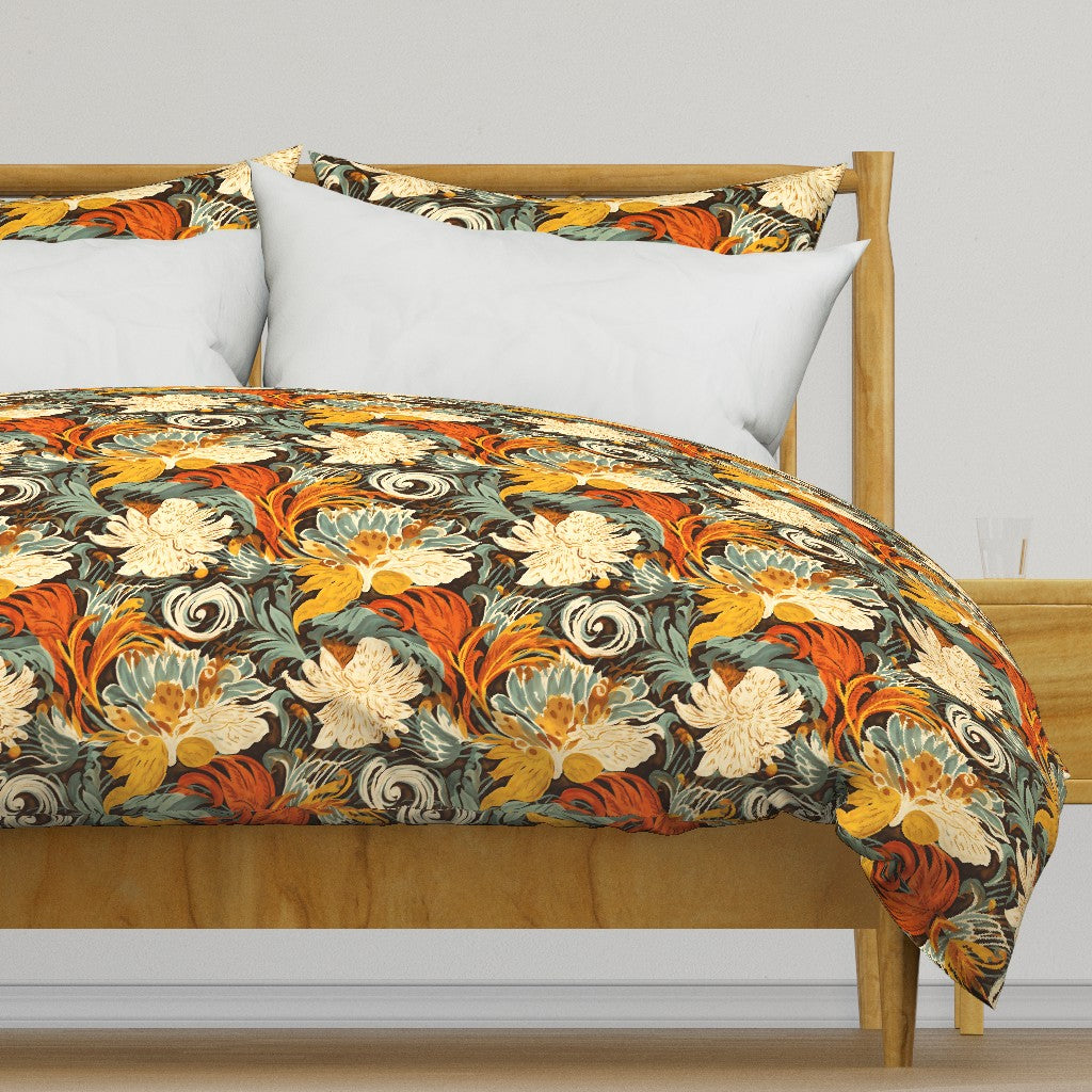 Atlanta Fabrics Countless Hours Russet Fabric | Atlanta Fabrics