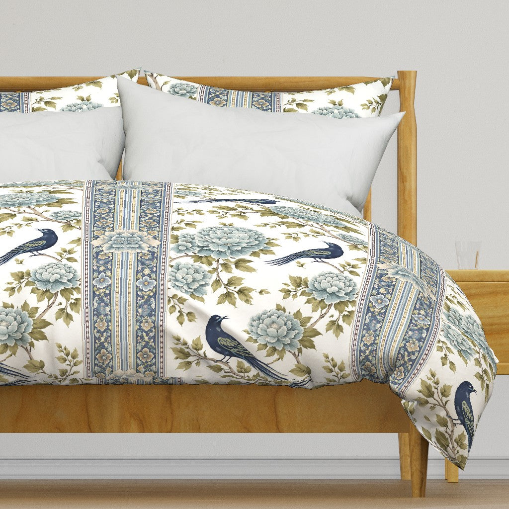 Atlanta Fabrics Morning Song Robins Egg Fabric | Atlanta Fabrics