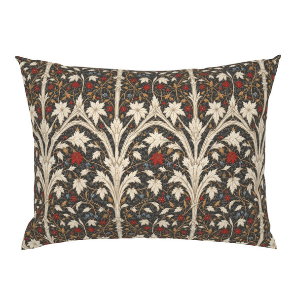 Atlanta Fabrics Arcadian Song Charcoal Fabric | Atlanta Fabrics
