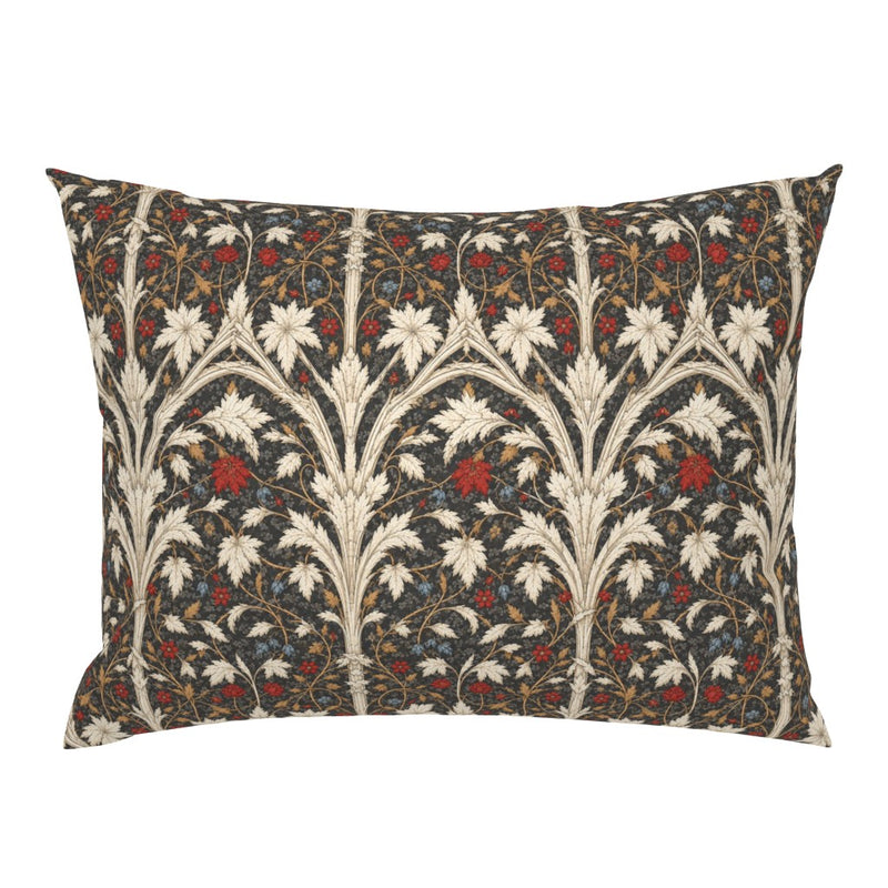 Atlanta Fabrics Arcadian Song Charcoal Fabric | Atlanta Fabrics