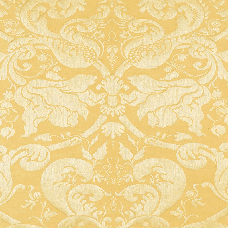 GAVOTTE BROCATELLE DAMASK GOLD