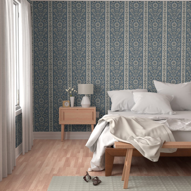 Garden Stripe Blue