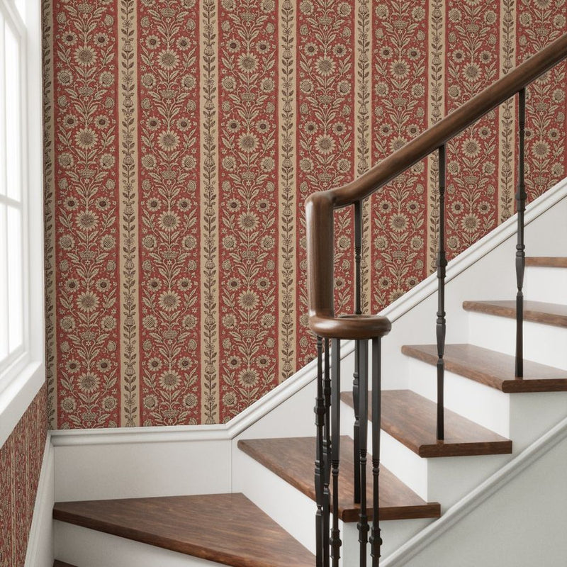 Garden Stripe Red