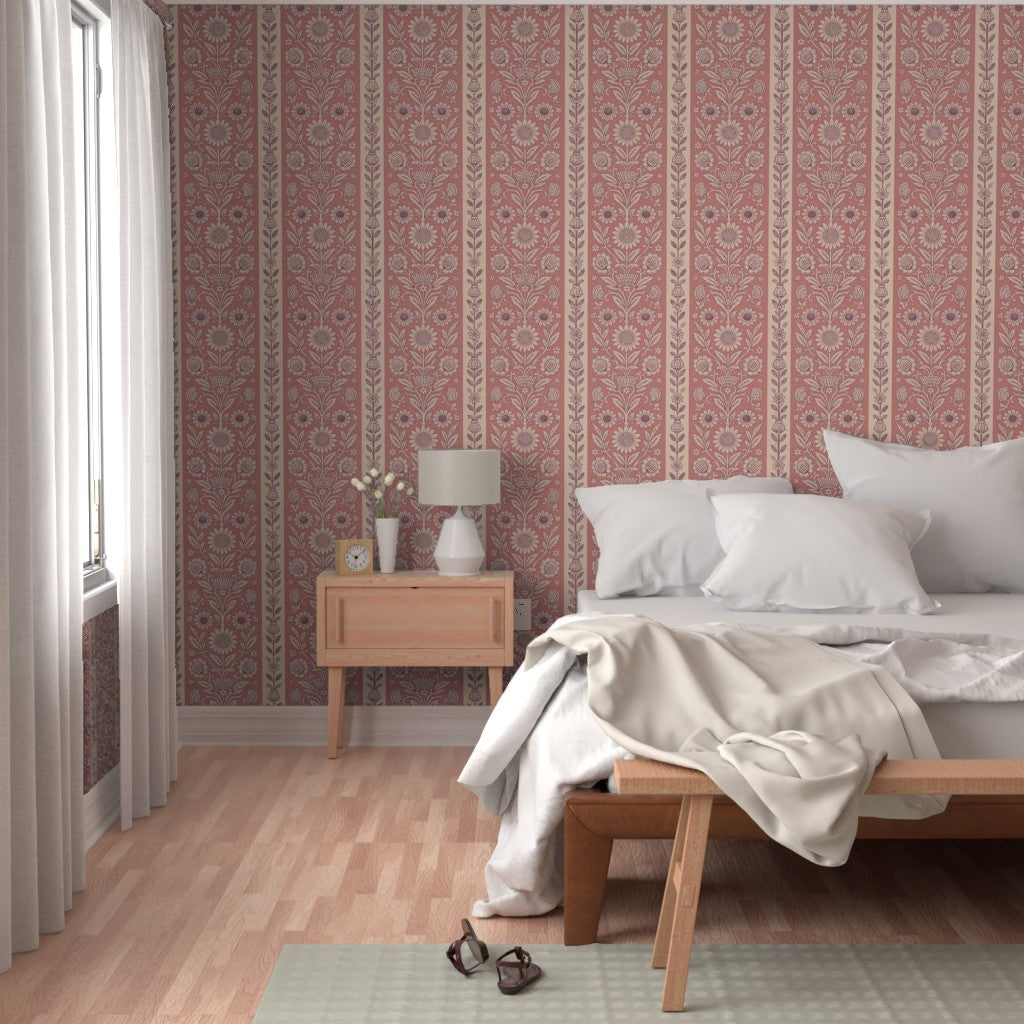 Garden Stripe Pink