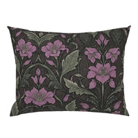 Garden Scrollwork Charcoal Lavender Sage