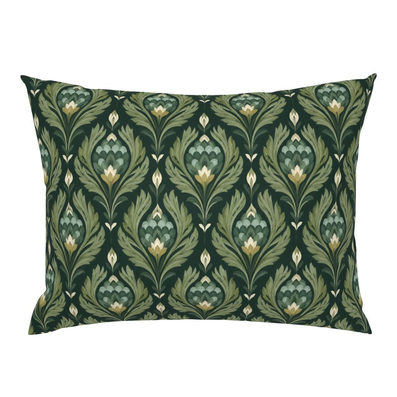 Atlanta Fabrics Palmette Evergreen Fabric | Atlanta Fabrics