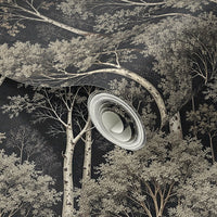 Hide N Seek Graphite Wallpaper