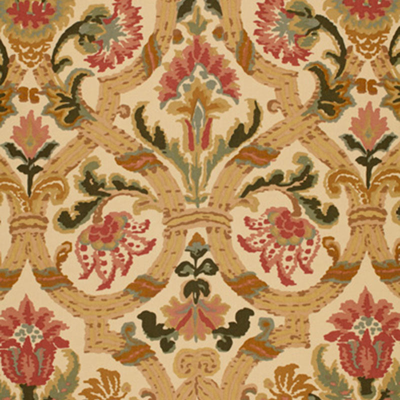Schumacher HALSTEAD ROSE & GOLD Fabric | Atlanta Fabrics