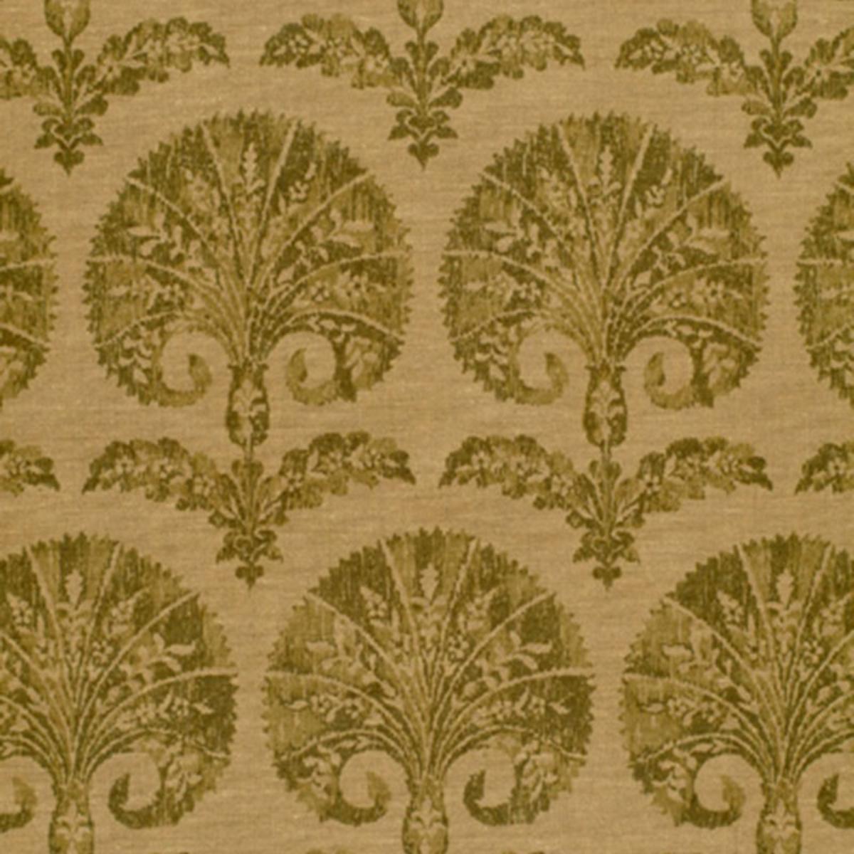 SCHUMACHER TASHA CARNATION BASIL FABRIC | Atlanta Fabrics
