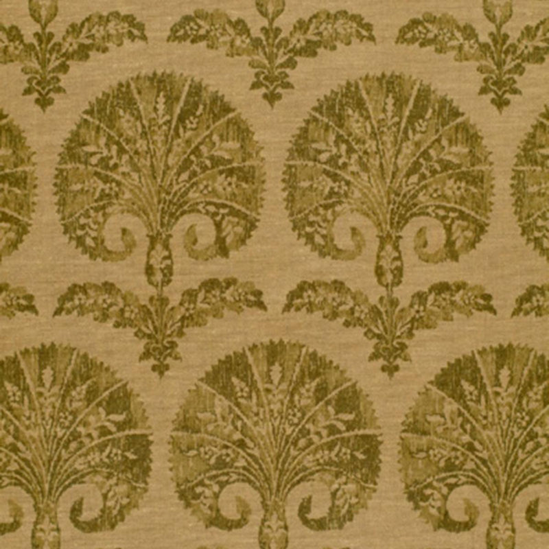 SCHUMACHER TASHA CARNATION BASIL FABRIC | Atlanta Fabrics