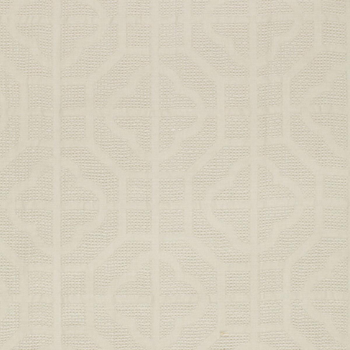 SCHUMACHER CROSSBRIDGE CASEMENT IVORY FABRIC | Atlanta Fabrics