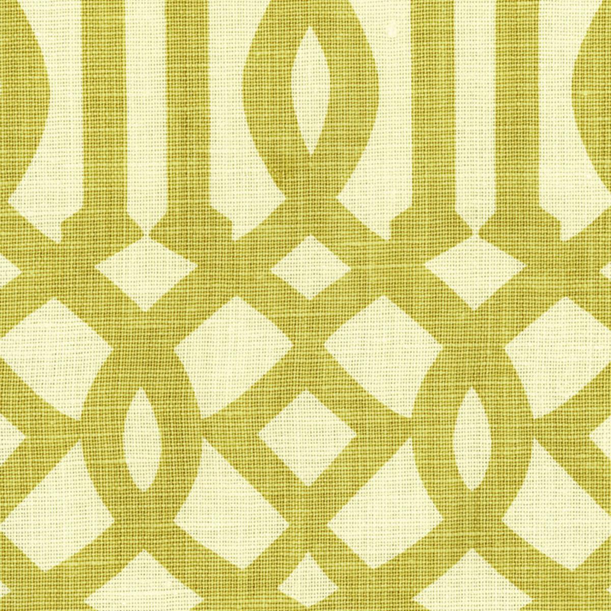 Schumacher IMPERIAL TRELLIS CITRINE/IVORY Fabric | Atlanta Fabrics