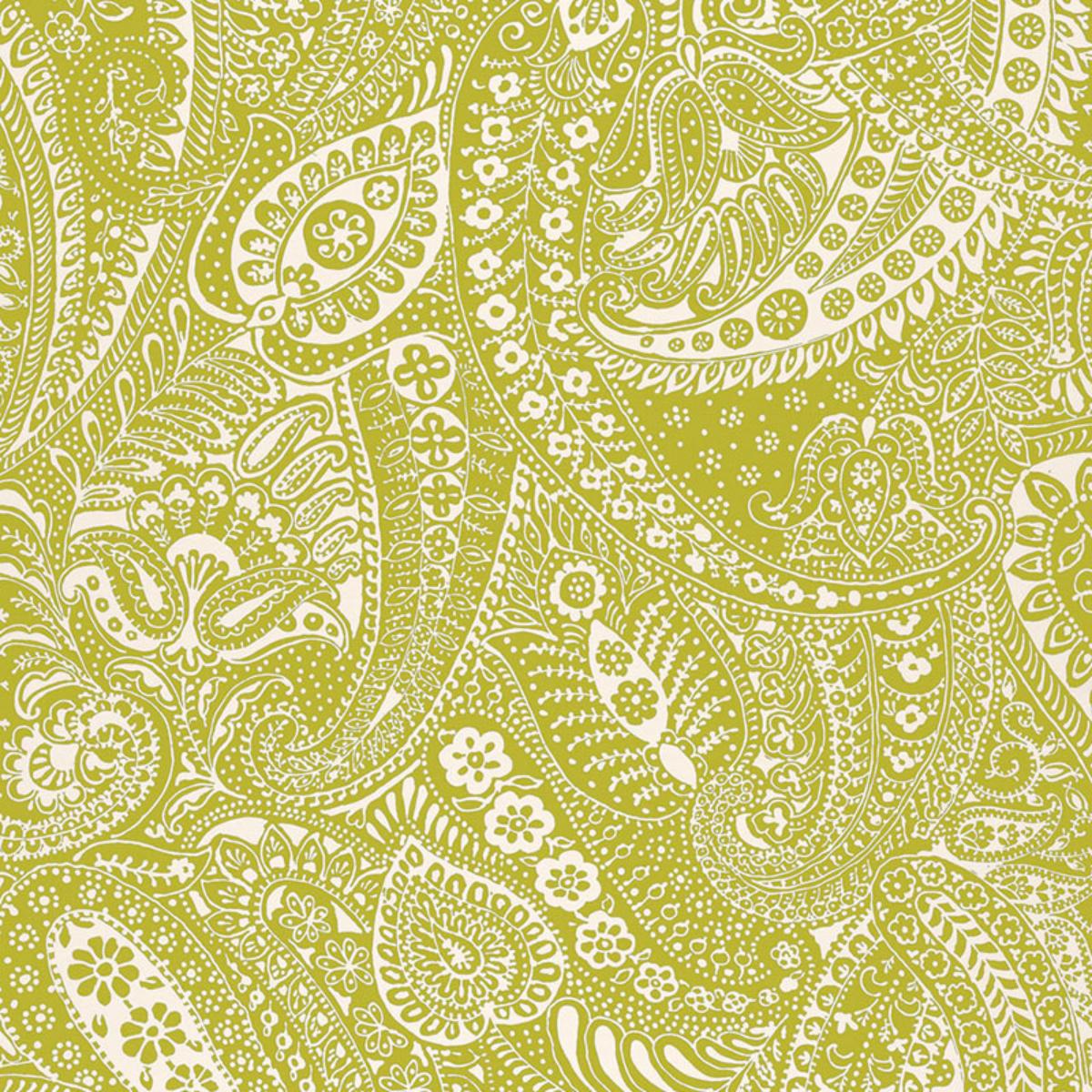 PAISLEY PRINT SOFT CHARTREUSE