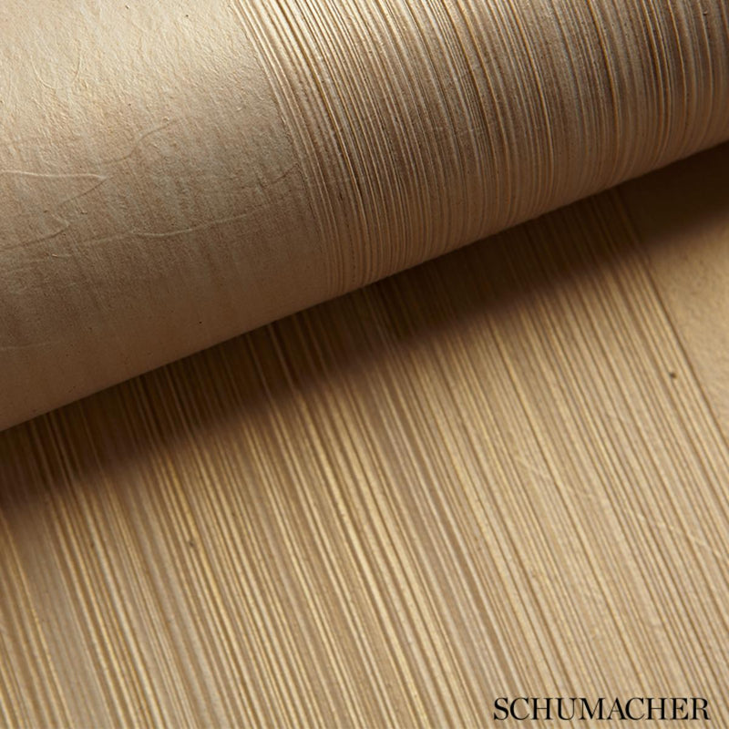 SCHUMACHER CASUAL BRUSH IVORY WALLCOVERING | Atlanta Fabrics