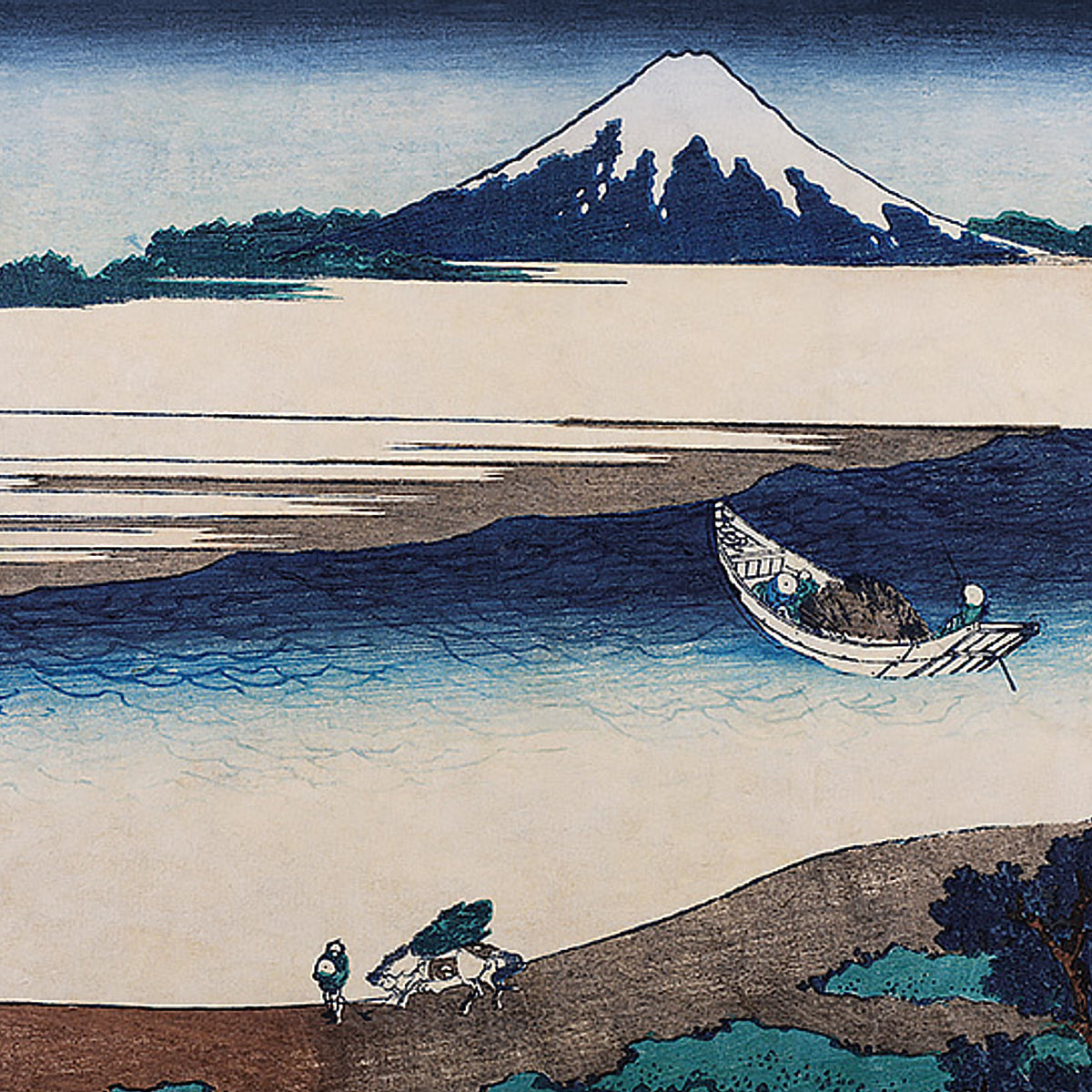 HOKUSAI MURAL BLUE